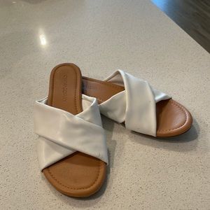 White sandals!!